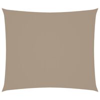 vidaXL Prostokątny żagiel ogrodowy, tkanina Oxford, 2x2,5 m, taupe