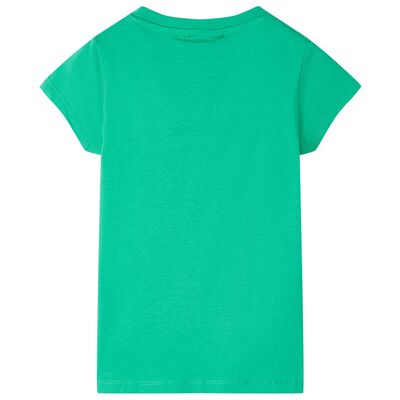 Koszulka dziecięca, zielona, 104