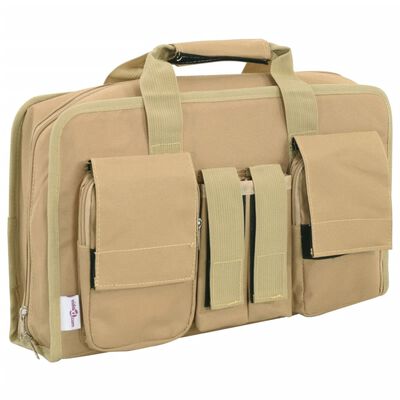 vidaXL Torba na pistolet, khaki, 40x24x10 cm, tkanina Oxford