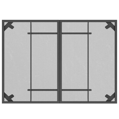 vidaXL 5-cz. zestaw mebli ogrodowych, antracytowy, metalowa siatka