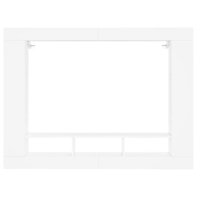 vidaXL Szafka pod TV, biała, 152x22x113 cm, materiał drewnopochodny