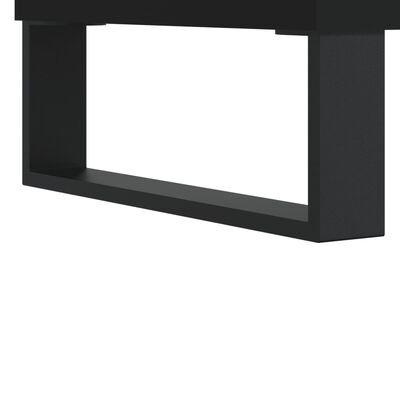 vidaXL Szafki, 2 szt., czarne, 40x35x70 cm, materiał drewnopochodny