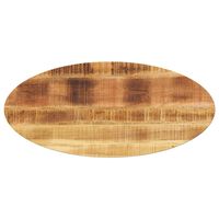 vidaXL Blat stołu, 80x40x2,5 cm, owalny, lite drewno mango