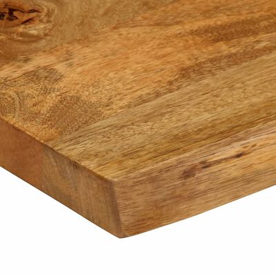 vidaXL Blat stołu, 120x40x3,8 cm, naturalna krawędź, lite drewno mango