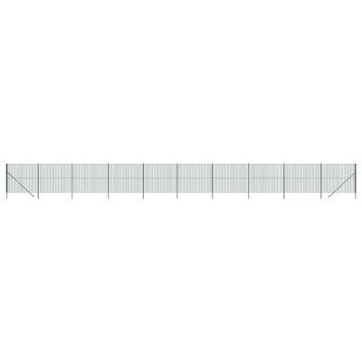 vidaXL Ogrodzenie ze zgrzewanej siatki, zielone, 1,4x25 m