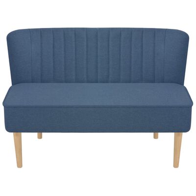 vidaXL Sofa 117x55,5x77 cm, niebieski materiał