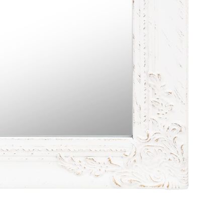 vidaXL Lustro wolnostojące, białe, 45x180 cm
