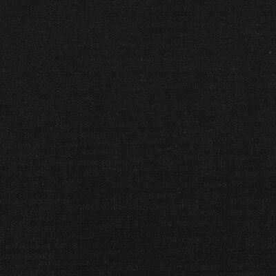 vidaXL Rama łóżka, czarna, 80 x 200 cm, tapicerowana tkaniną