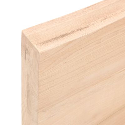 vidaXL Blat stołu, 160x50x(2-6) cm, surowe drewno dębowe