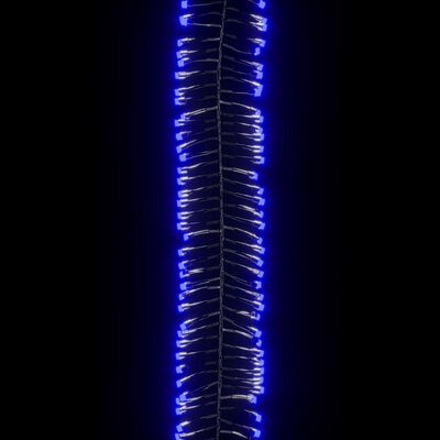 vidaXL Sznur lampek LED, 400 niebieskich diod, 7,4 m, PVC