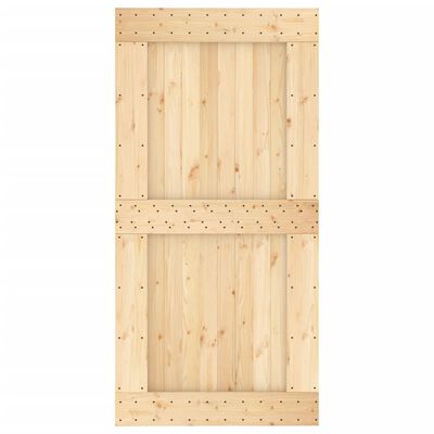 vidaXL Drzwi NARVIK, 100x210 cm, lite drewno sosnowe