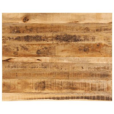 vidaXL Blat stołu, 100x80x2,5 cm, naturalna krawędź, drewno mango