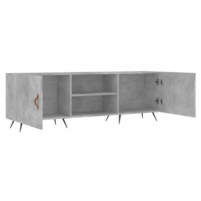 vidaXL Szafka pod TV, szarość betonu, 150x30x50 cm