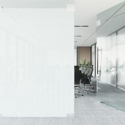 vidaXL Folia okienna, matowa, przezroczysta, 60x1000 cm, PVC