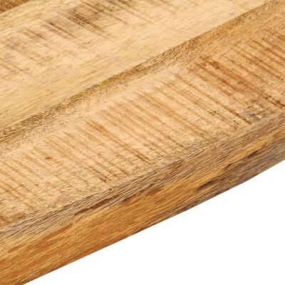 vidaXL Blat stołu, 80x80x2,5cm, naturalna krawędź, surowe drewno mango