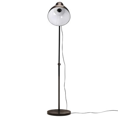 vidaXL Lampa stojąca, 25 W, czarna, 150 cm, E27
