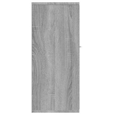 vidaXL Szafka, szary dąb sonoma, 88x30x70 cm, materiał drewnopochodny