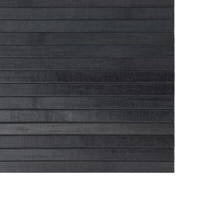 vidaXL Dywan prostokątny, szary, 60x400 cm, bambusowy