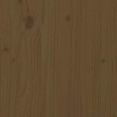 vidaXL Donica z półką, miodowy brąz, 82,5x34,5x81 cm, drewno sosnowe