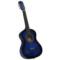 vidaXL Gitara klasyczna dla początkujących i dzieci, 1/2, 34", lipa