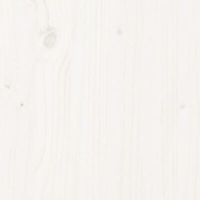 vidaXL Ławka do przedpokoju, biała, 100x28x45 cm, lite drewno sosnowe