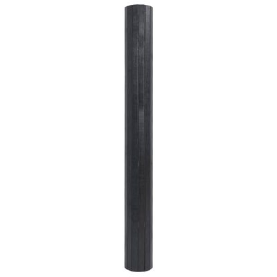 vidaXL Dywan prostokątny, szary, 100x300 cm, bambusowy