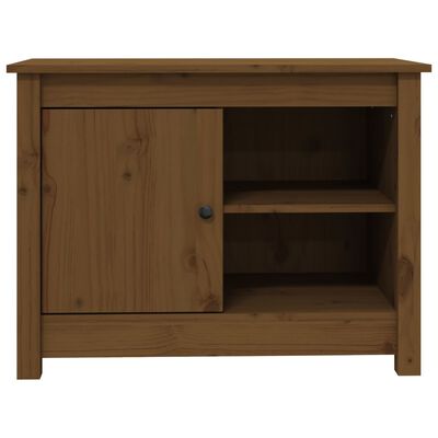 vidaXL Szafka pod TV, miodowy brąz, 70x36,5x52 cm, lite drewno sosnowe