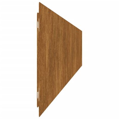 vidaXL Obrzeża trawnikowe, 50 szt., 15x103 cm, giętkie, stal Corten