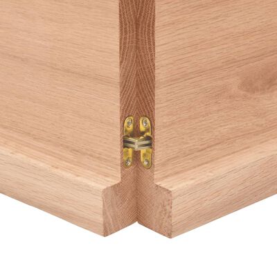 vidaXL Blat, jasnobrązowy 160x50x(2-4)cm drewno z naturalną krawędzią