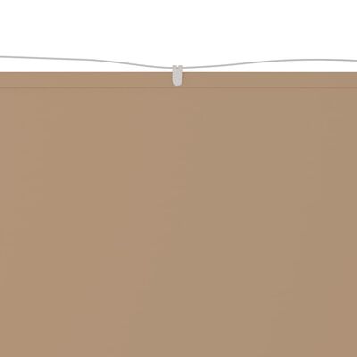 vidaXL Markiza pionowa, kolor taupe, 250x360 cm, tkanina Oxford