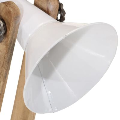 vidaXL Lampa stołowa, 25 W, biała, 23x13x52 cm, E27