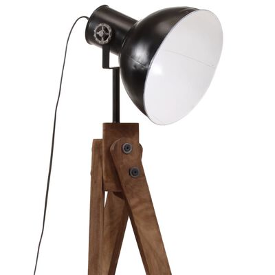 vidaXL Lampa stojąca, 25 W, czarna, 45x45x120 cm, E27
