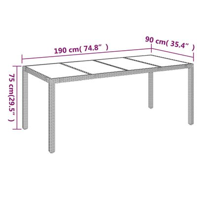 vidaXL 9-cz. zestaw mebli ogrodowych z poduszkami, rattan PE, szary