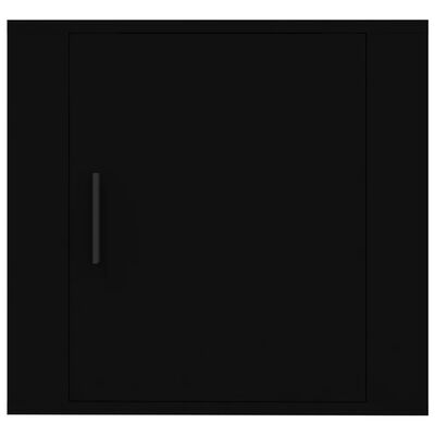 vidaXL Szafki nocne, wiszące, 2 szt., czarne, 50x30x47 cm