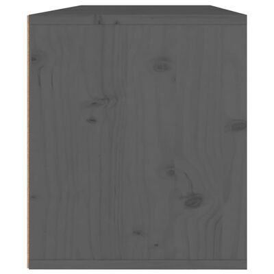 vidaXL Szafki ścienne, 2 szt., szare, 45x30x35 cm, drewno sosnowe