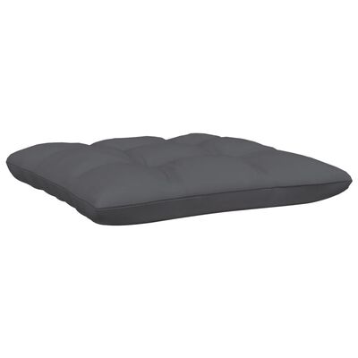 vidaXL 2-osobowa sofa ogrodowa z poduszkami, szara, drewno sosnowe