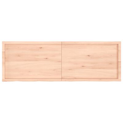 vidaXL Blat stołu, 180x60x(2-6) cm, surowe lite drewno dębowe