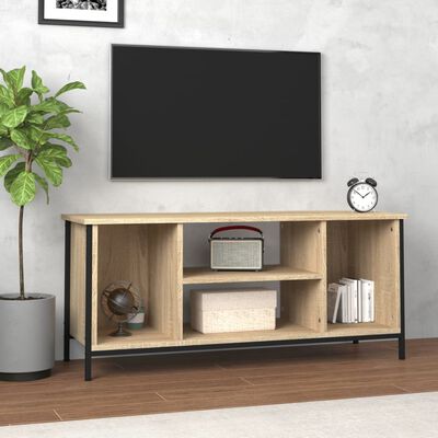 vidaXL Szafka pod TV, dąb sonoma, 102x35x45 cm materiał drewnopochodny