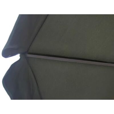 vidaXL Parasol ogrodowy z przenośną, aluminiową podstawą, zielony