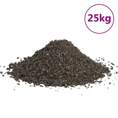 vidaXL Żwirek bazaltowy, 25 kg, czarny, 3-5 mm