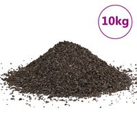 vidaXL Żwirek bazaltowy, 10 kg, czarny, 1-3 mm