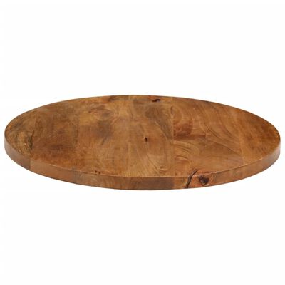 vidaXL Blat stołu, Ø 40x3,8 cm, okrągły, surowe drewno mango