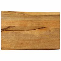 vidaXL Blat stołu, 60x40x3,8 cm, naturalna krawędź, lite drewno mango
