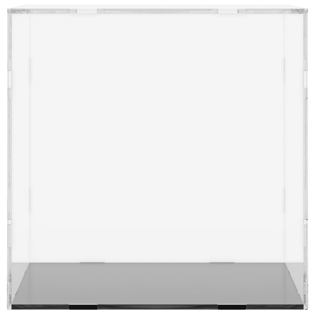 vidaXL Pudełko ekspozycyjne, przezroczyste, 30x30x30 cm, akrylowe