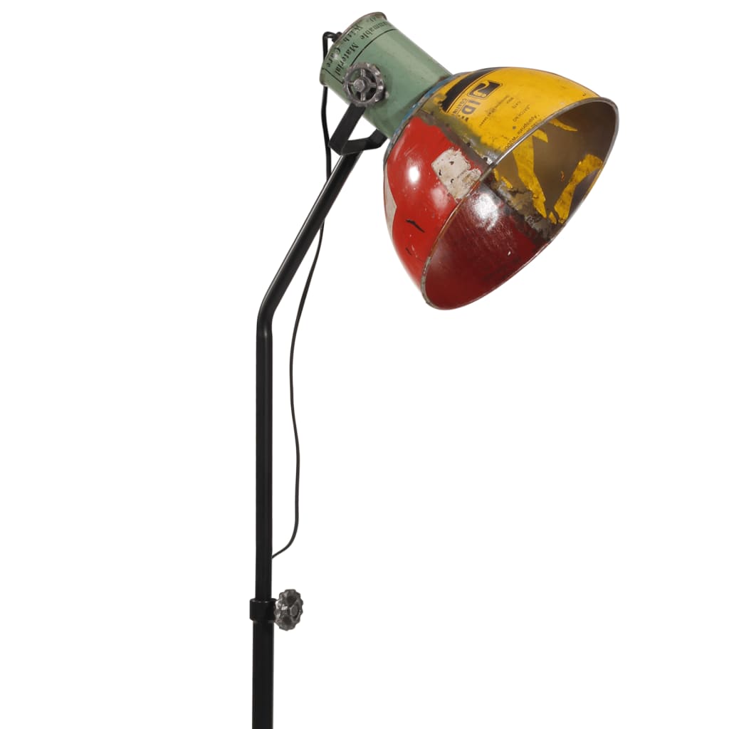 vidaXL Lampa stojąca, 25 W, wielokolorowa, 30x30x90-150 cm, E27