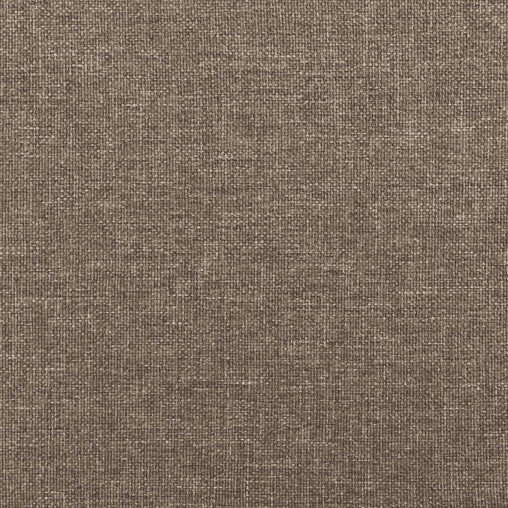 vidaXL Łóżko kontynentalne z materacem, taupe, 120x200 cm, tkanina