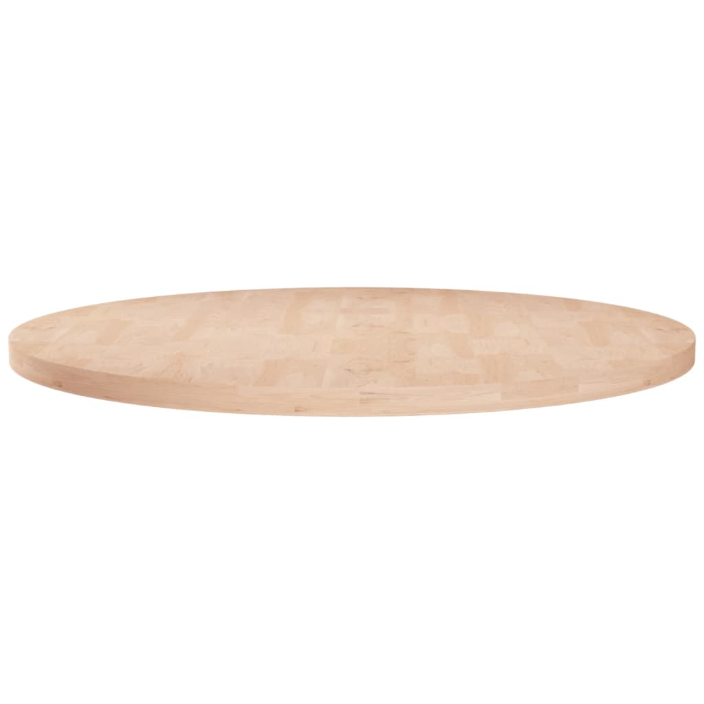 vidaXL Okrągły blat do stolika, Ø60x2,5 cm, surowe drewno dębowe