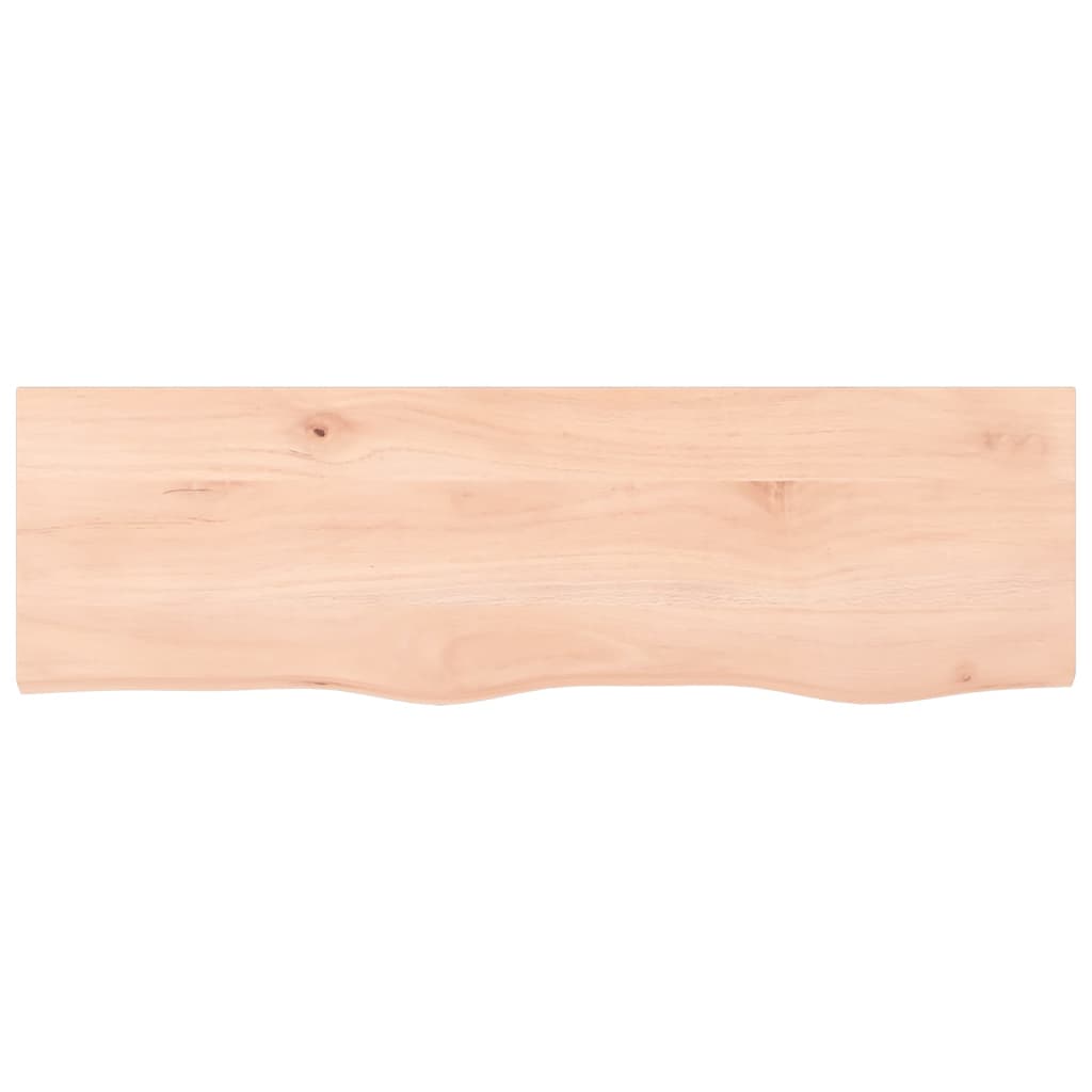 vidaXL Półka, 100x30x(2-6) cm, surowe lite drewno dębowe