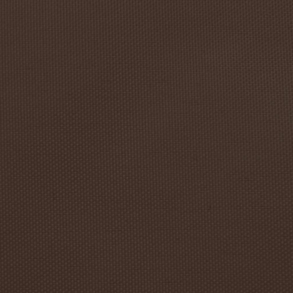 vidaXL Prostokątny żagiel ogrodowy, tkanina Oxford, 3,5x4,5 m, brązowy
