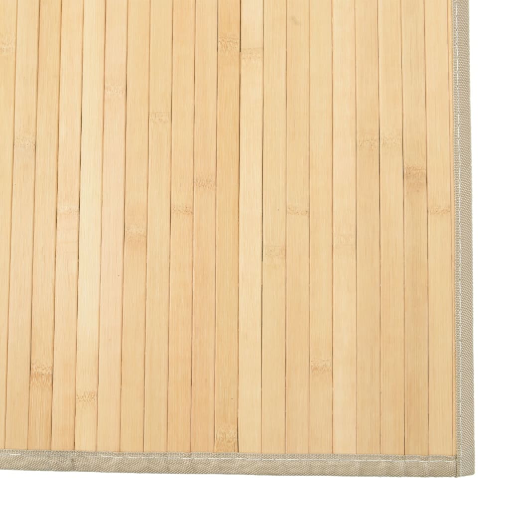 vidaXL Dywan prostokątny, jasny naturalny, 80x400 cm, bambusowy